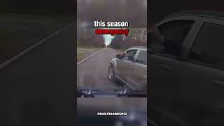 Drunk driver rams cammer off the road Credit DailyIdiotDrivers [upl. by Oconnor]