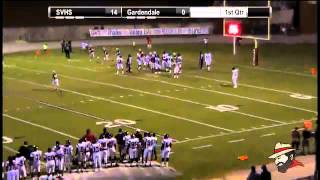 Gardendale 12 Zach Cupps 12yd TD run [upl. by Kendre43]