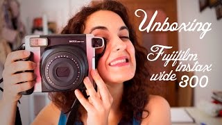 UNBOXING Fujifilm Instax WIDE 300 [upl. by Eelrebmyk]