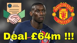 Breaking news Deal £64m Manchester UTD Transfer rumors [upl. by Novaat236]