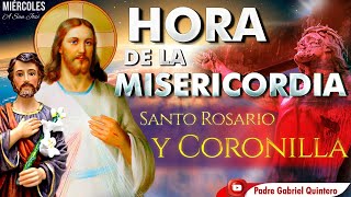 HORA DE LA MISERICORDIA Coronilla de la Misericordia Santo Rosario de hoy miércoles 20 de marzo 2024 [upl. by Annavaj]