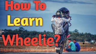 How To Do Wheelie On Any Bike  Learn Wheelie In Hindi [upl. by Jarvey]