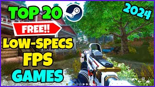 TOP 20 FREE FPS GAMES for Low End PCLaptop  2024 4GB RAM Intel HD Graphics [upl. by Yur]