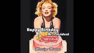 Marilyn Monroe  Happy Birthday Mr President [upl. by Garson]