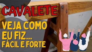 Como fazer CAVALETES fortes e úteis para o trabalho ou como decoração em uma mesa de trabalho [upl. by Hatnamas]