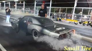 Street outlaws 2023 no prep kings Small tire races [upl. by Ace]