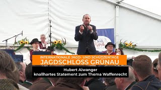 Stellvertretender bayerischer Ministerpräsident Hubert Aiwanger spricht über das Waffengesetz [upl. by Anelaf289]