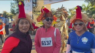 Thousands flock to Balboa Park for Father Joes Villages Thanksgiving 5k [upl. by Aggie]