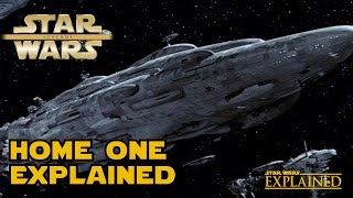 The Flagship of Admiral Ackbar Home One Legends  Star Wars Explained [upl. by Strenta]