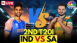 India Vs South Africa Match LIVE  India Vs South Africa 2ND T20I Score  Suryakumar Yadav  N18L [upl. by Helgeson]