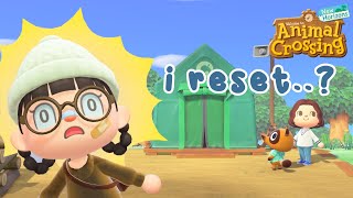 Restarting Bc I HATE My Island  Animal Crossing New Horizons [upl. by Reprah254]