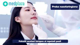 Test Antigen COVID19 Easy Diagnosis tampon nazofaringian orofaringian lateral nazal [upl. by Sirapal]