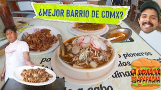 ¿La MEJOR COLONIA para COMER en toda la CDMX  La garnacha que apapacha [upl. by Sloane]