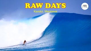 RAW DAYS  Century Swell at Kandui Mentawai Indonesia [upl. by Radley]