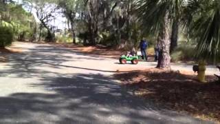 20 mph Modified Power Wheels Jeep [upl. by Scheider592]