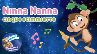 Ninna nanna cinque scimmiette loop NinnaNannaDreamlandLullabies [upl. by Lered]