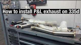 How to install PampL exhaust on 335d [upl. by Erual218]