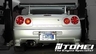 The R34 Gets an upgrade  Tomei Ti Exhaust Sounds so perfect  R34 GTT RB25 [upl. by Jadwiga749]