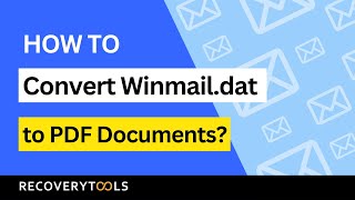 How to convert Winmaildat to PDF in bulk easily [upl. by Seaden]