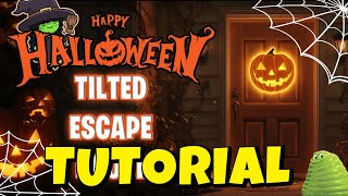 FORTNITE HALLOWEEN TILTED ESCAPE ROOM  All Levels Tutorial [upl. by Rabjohn926]