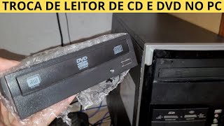 como instalar leitor de cd e dvd no pc [upl. by Mary]