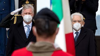 Mattarella incontra SM il Re Filippo dei Belgi [upl. by Ahsekyt]