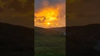 Fire In The Sky  Donegal Sunset Ireland shorts sunset explore ireland [upl. by Gerardo]