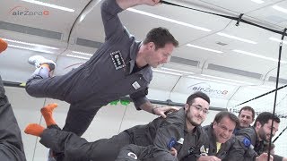 VOL EN APESANTEUR AVEC THOMAS PESQUET DANS LAVION ZEROG  AIRZEROG  VOL 20 [upl. by Esylle]