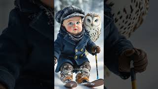 Adorable Babies in HighFashion Winter Gear ai baby adorablefashion [upl. by Scarrow]