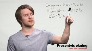 Prosentvis økning [upl. by Ahsienom]