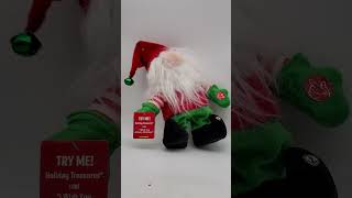 How It Plays  Animated Plush  Dancing Gnome to I Wish You a Merry Christmas [upl. by Platus403]