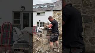 Building stone at a old cottage stonemasonry [upl. by Meldoh783]