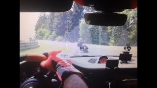 991 GT2 RS VS HONDA AFRICA TWIN NURBURGRING [upl. by Izabel]