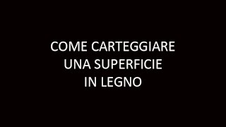 Come carteggiare una superficie in legno [upl. by Adnac]