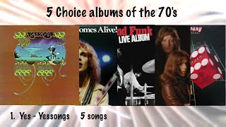 Choice Albums of the 70s  Yessongs by Yes 1973 [upl. by Aneba274]