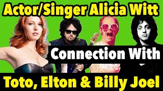 ActorSinger Alicia Witt On Her Connection With Toto Elton John amp Billy Joel [upl. by Nahbois]