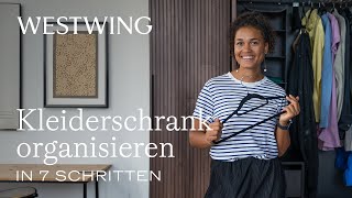 Endlich Ordnung im Kleiderschrank  7 Tipps fürs Kleiderschrank Organisieren amp Ausmisten  Howto [upl. by Leban]