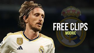 Modric Free Clip 4K 🇭🇷🇭🇷⚽️⚽️ [upl. by Ayitahs61]