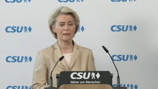 NATOs Stoltenberg and EUs von der Leyen speak at Munich Security Conference [upl. by Eidaj774]