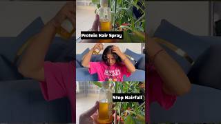 Protein Hair Tonic to Stop Hairfall and Regrow Hair 🌱diyhairtonic shorts haircare hairspray [upl. by Ailemaj]