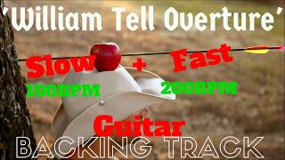 William Tell Overture Guitar Backing Track Instrumental [upl. by Bundy]