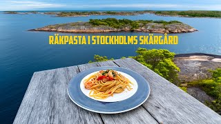 DÅ VAR VI IGÅNG Räkpasta i Stockholms skärgård med en god vän [upl. by Creedon430]