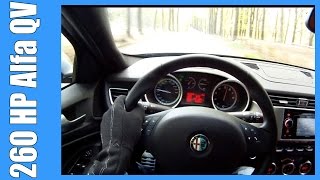 POV Alfa Romeo Giulietta QV Savali 260 HP FAST Acceleration [upl. by Vierno]