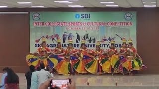 Group Dance  Intercollegiate Sports And Cultural Competition In Sknau 2024  Coa Fatehpur 🥰😍 [upl. by Irb]