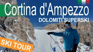 Cortina dAmpezzo  skijanje na Tofana skijaškom području [upl. by Sigrid485]