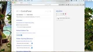 TiddlyWiki Tutorial 02  Creating a Contents Tab in TiddlyWiki [upl. by Aicertal704]