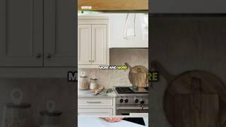 Stone backsplash in kitchen design interiordesign [upl. by Dorin]