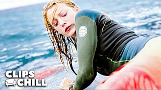 Shark ATTACKS Blake Lively  The Shallows [upl. by Nivrem]