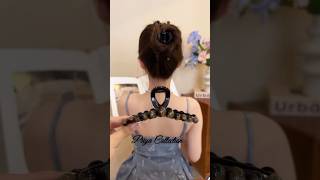 Claw Clutch easy and quick hair style for daily use 😍 [upl. by Ainoyek]