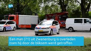 Man 71 dodelijk getroffen door bliksem in Zwanenburgs park [upl. by Philender701]